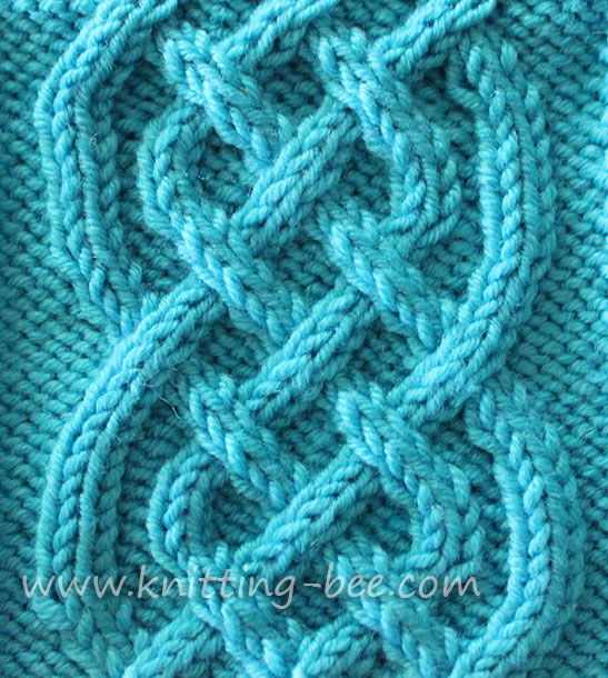 Knitting a Scarf with a Celtic Motif Knitting Free