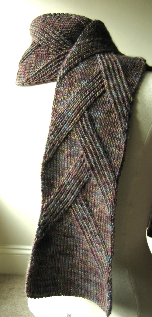 3 Free Knitting Patterns for Scarves with Waves ~ Knitting ...