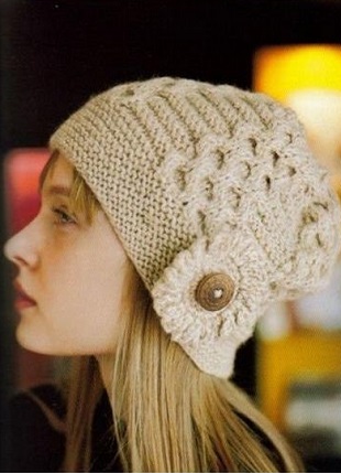 Honeycomb Knitted Hat Pattern