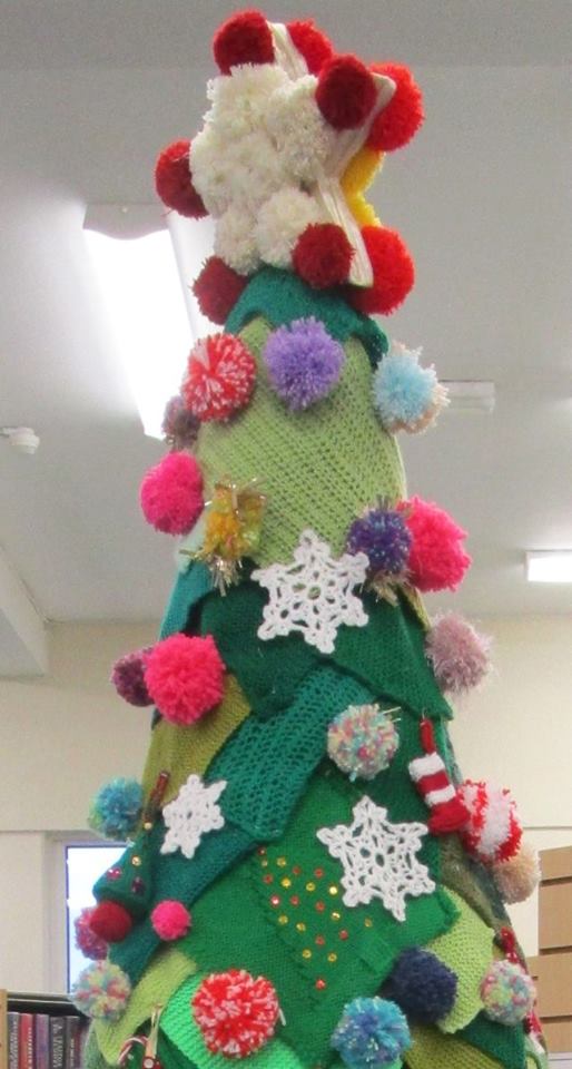 Knit and Crochet Life Size Christmas Tree 1