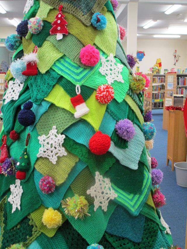 Knit and Crochet Life Size Christmas Tree 2