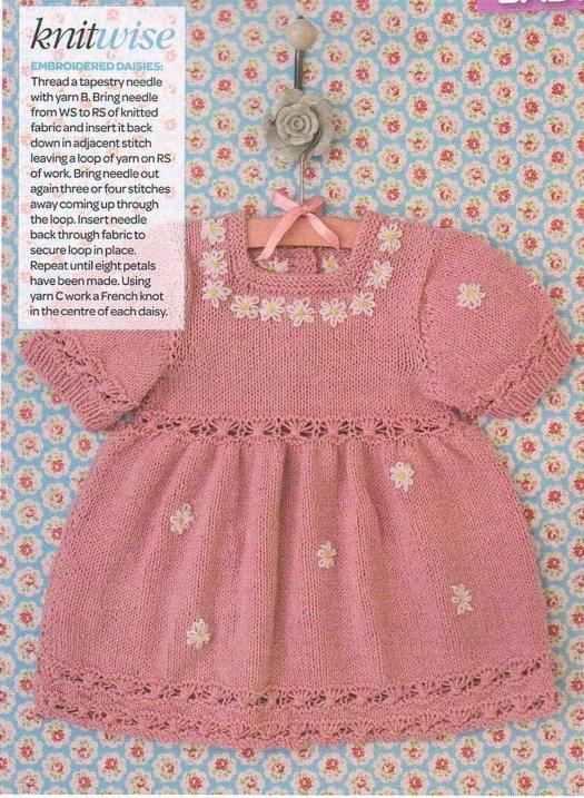 embroidered-daisy-knit-dress-for-baby