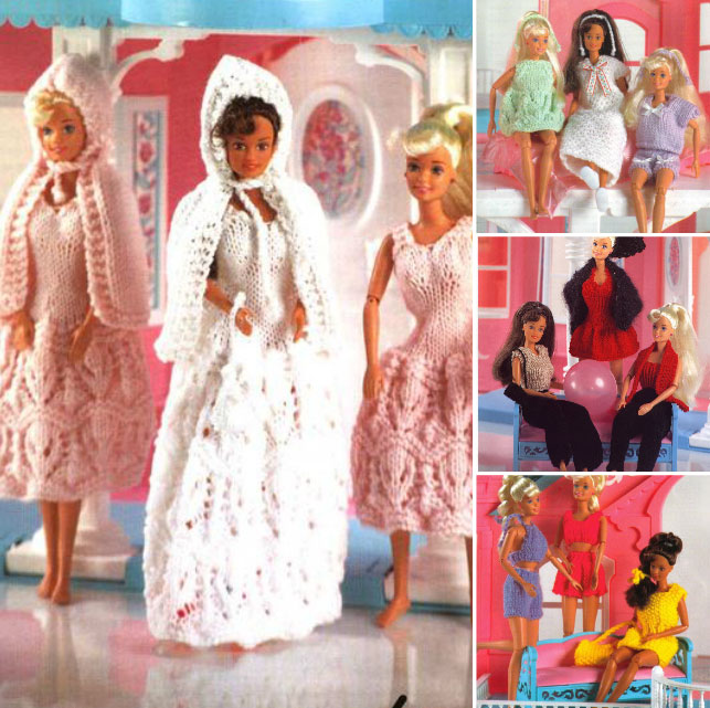 barbie knitted clothes