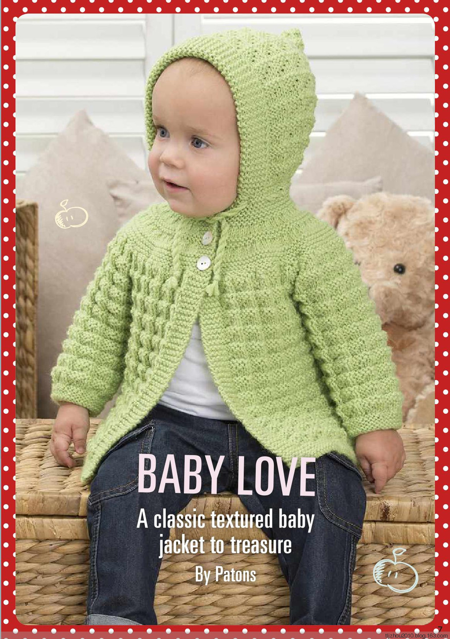 Classic Textured Baby Cardigan Pattern ~ Knitting Free