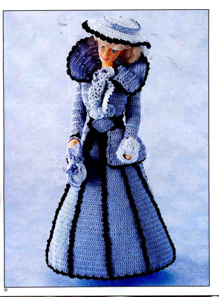 Barbie Crochet Victorian Costume Knitting Free