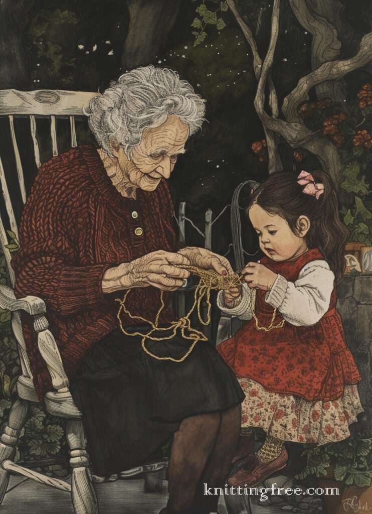 how i learned to knit with my grandmother